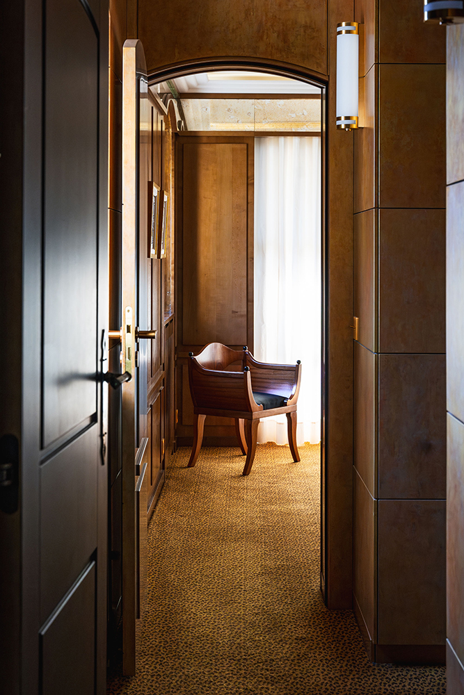 Maison Saumane de Vaucluse, entrée